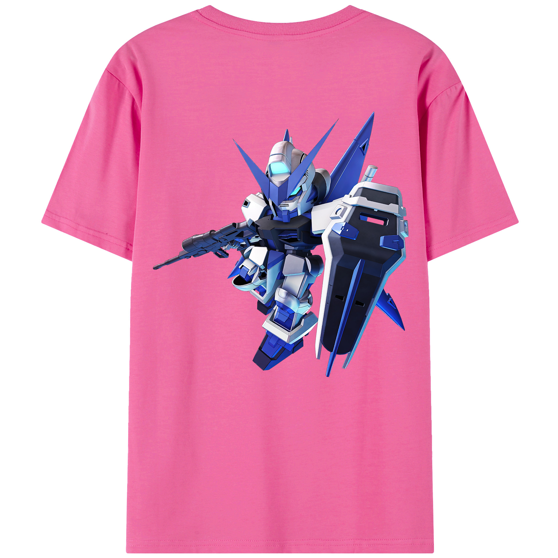 （画像用） 機動戦士ガンダム Mobile Suit Gundam レディース半袖Tシャツ(バックプリント)